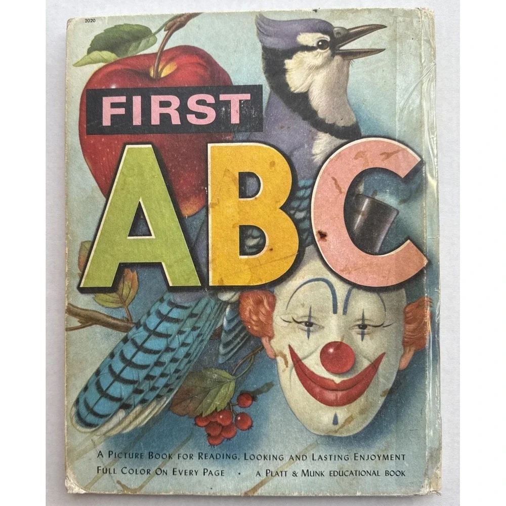Vintage‎ First ABC: An Educational Picture Book Hardcover XL 9.5